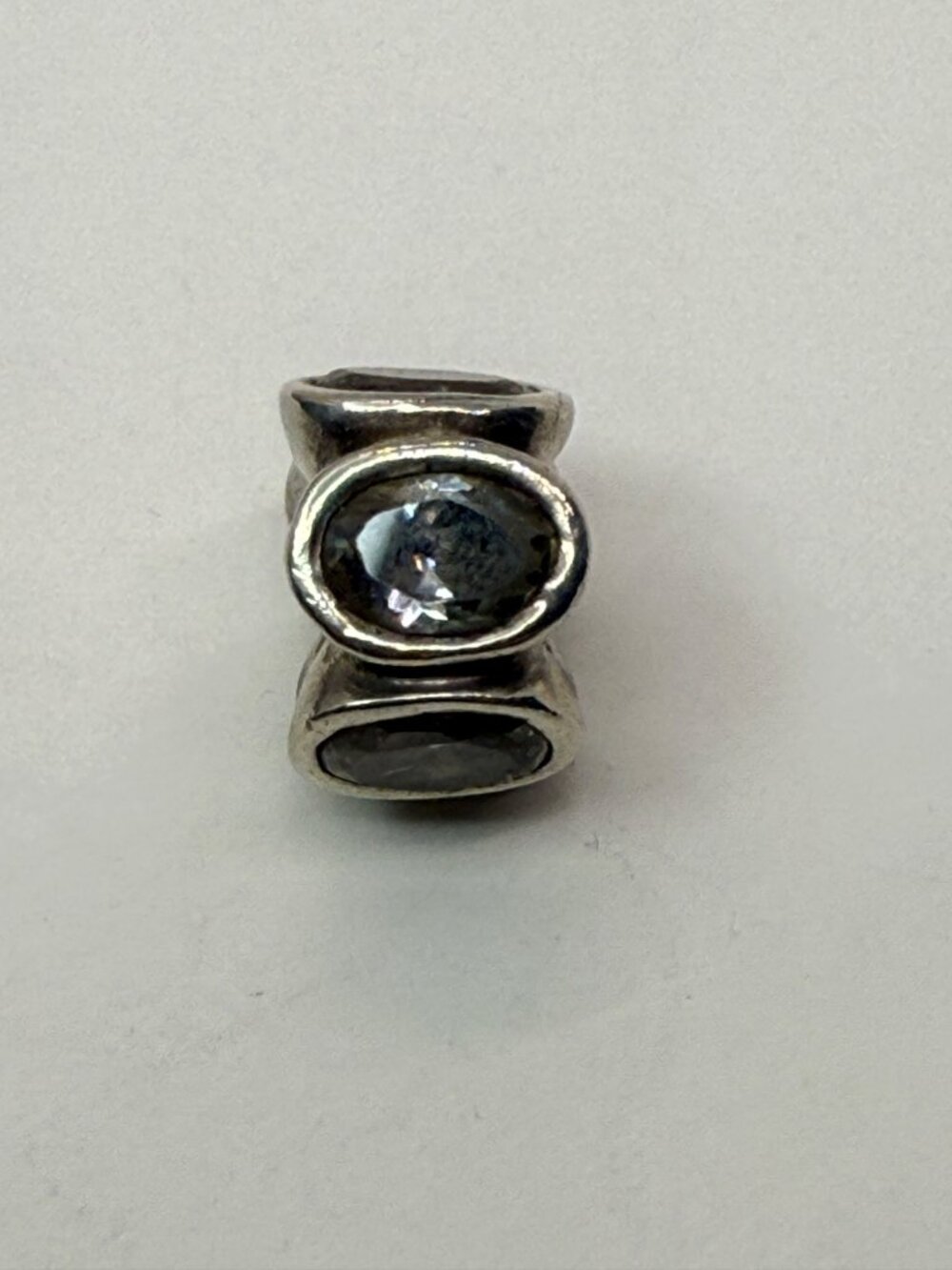 Pandora Retired Clear Oval Lights CZ Sterling Silver Charm 790311CZ